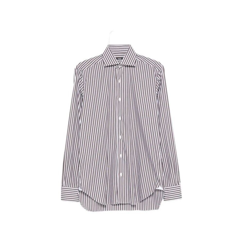 Barba Men Striped Shirt